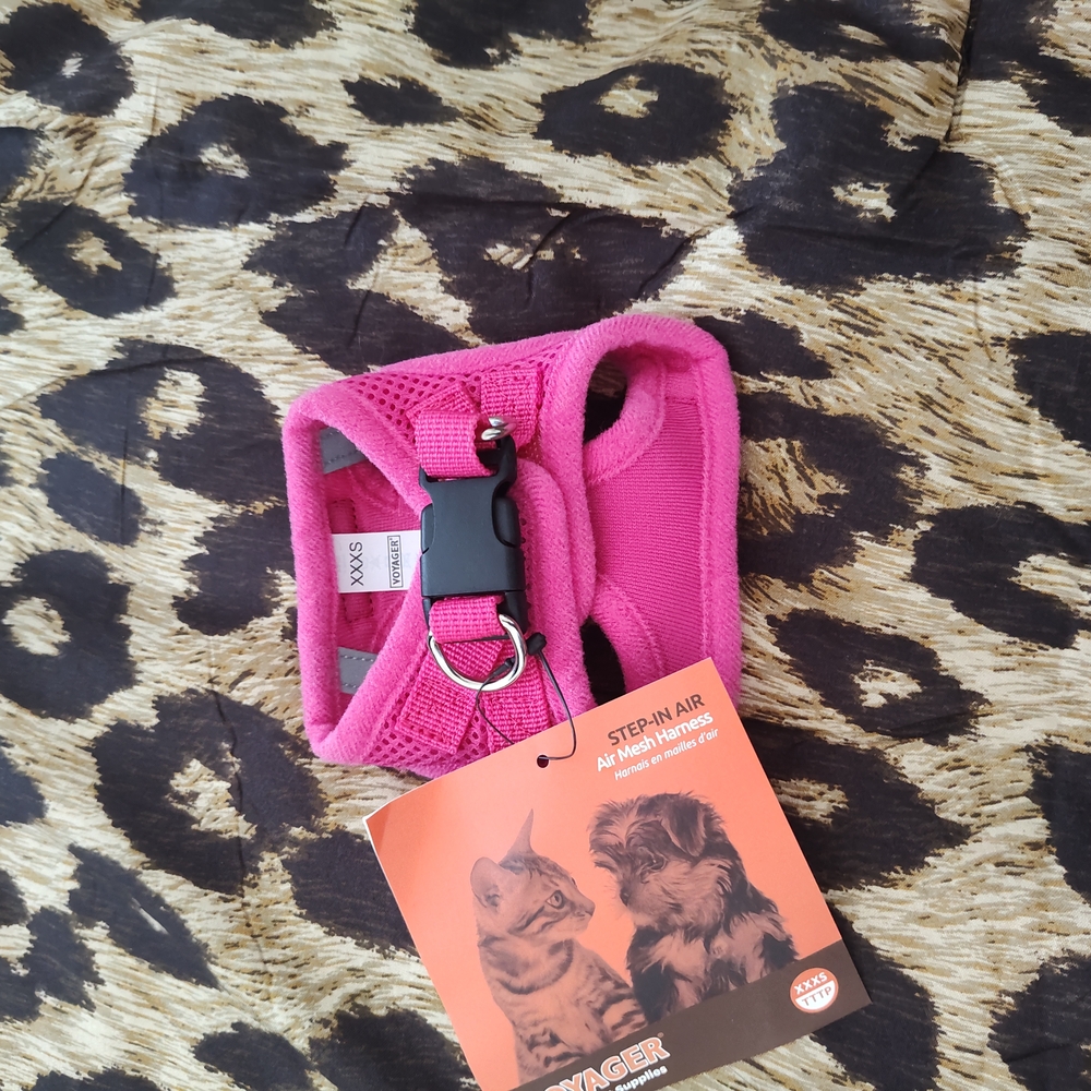 Pink Step-In Air Pet Harness